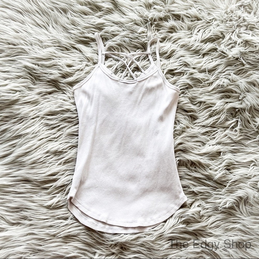 Bella Edge | Quinn Ribbed Double Strappy Tank Top - Picture 8 of 11